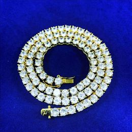 Fine Jewelry 6Mm Tennis Chain Vvs Iced Out Hip Hop Moissanite Tennis Chain Necklace Bracelet