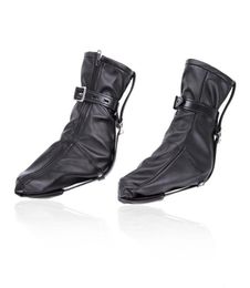 BDSM Bondage Soft PU Leather Padded Boot Booties Feet Restraint Socks Female Foot Fetish Ankle Cuffs SM Legcuffs Y2006169278966