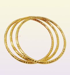 35mm Wide Unopenable Bangle 18k Yellow Gold Filled Classic Womens Bracelet Jewellery Gift8436731