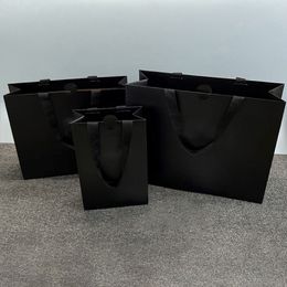 Orange Original Gift Paper bag handbags Tote bag high quality Fashion Shopping Bag Wholesale cheaper C01 196S