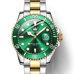 Oulishi Green Water Guard Quartz Fashion Brand Tiktok Men's Watch