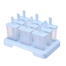 Reusable Ice Cream Popsicle Mold DIY Pop Mold Homemade Frozen Dessert Ice Box Ice Lolly Maker Molds Ice Cube Tray W0248