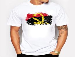 New Arrival Angola Nation Flag Nostalgic Style Mens TShirt Summer 100 Cotton Casual T Shirts Hip Hop Style Tops Tees8914268