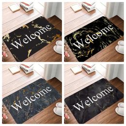 Carpets Marble Ink Texture Welcome Entrance Doormat Home Decor Kitchen Hallway Runners Rugs Bathroom Non-slip Floor Mat Indoor