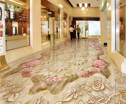 Po custom any size New Custom 3D Beautiful Highend marble texture tiles parquet 3D floor tiles4287815