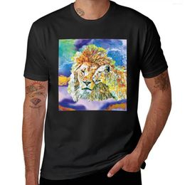 Men's Polos Lion & Lioness T-shirt Plus Sizes Sports Fans Blacks Plain Mens Graphic T-shirts