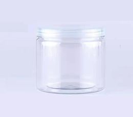 Storage Bottles Jars 8 Oz 250g Plastic Clear Body Scrub Cream Jar Empty Reuse Container With Lids Printable Custom Logo Drop1436212