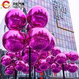 Free Ship Inflatable Mirror Ball Inflatable Mirror Spheres Mirror Balloon for Party Show Advertising Shopping Mall Decoration