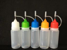 New Empty Bottle 3ml 5ml 10ml 15ml 20ml 30ml 50ml Needle Bottle For Eye Juice Plastic Dropper Bottles With Metal Tips