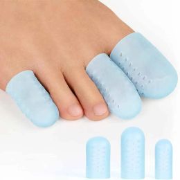 Tool 2Pcs=1Pairs Foot Care Silicone Finger Toe Cap Protector Cover Thumb Sleeve Corn Blisters Pain Relief Toe Tube Bunion Correction