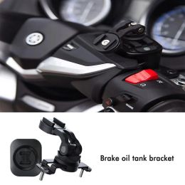 Stands Motorcycle Pump Cover Installation Mobile Phone Bracket Brake Oil Tank Base Support Navigation Damping Belt Adapter 3M Adhesive