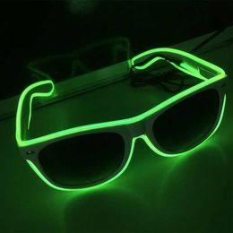 Other Fashion Accessories LED luminous sunglasses fashionable neon lights carnival lights party supplies Halloween decorative clothing