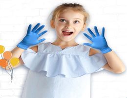 20pcs Disposable Gloves Latex For Kids Children Nitrile Protective Hygiene Universal Teens Small Safety Hand9952921