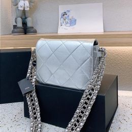 Classic Silver-Tone Luxury Flap Shoulder Bags Quilted Serial Crossbody Solid Wallet Chain Matelasse Women Bags Designer Mini Cowhide Wo Bgrh