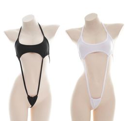 Sexy White Black Mini Micro Bikini Bandage triangle Tiny Swimwear Bathing Suit Beachwear strap Erotic Lingerie Underwear Set N6312705