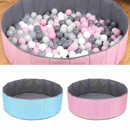 Bathing Tubs Seats Folding dry swimming pool baby ball pit ocean ball game pen baby ball pool playground toy childrens birthday gift WX
