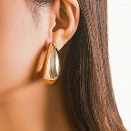 Dangle Earrings Luxury Classic Large Water Drop Pendent For Women Exaggerated Comma Geometry Pierced Party Jewelry Accessories