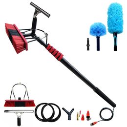 Water Fed Pole System 3036ft Extension High Reach Window Cleaning Ceiling Duster Cobweb Kit For Household Telescopic Tool 240508