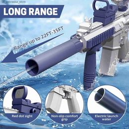 Sand Play Water Fun Toys M416 Gun Electric Automatic Airsoft Pistol Guns Swimming Pool Beach Party Game Outdoor Toy for Kids Gift 240409 Q240408