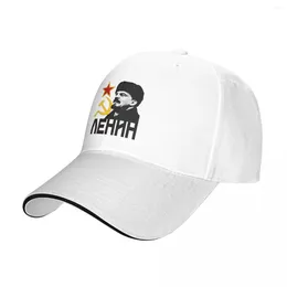 Ball Caps Lenin Baseball Cap CCCP Soviet Bolsheviks Unisex Men Custom Logo Hip Hop Hats Spring Y2k Running Hippie Adjustable Snapback