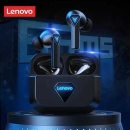 Cell Phone Earphones Original Lenovo GM6 Bluetooth 50 earphones wireless earphones game intelligent remote control earphones low latency earphones with micropho