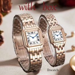 Women Designer Watches High Quality Mens Automatic Mechanical Panthere Sapphire Waterproof Montre Luxe armbandsur Rose Gold Moissanite Wat 6518