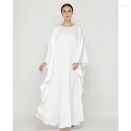 Ethnic Clothing Ramadan Batwing Sleeve One Piece Loose Abaya Muslim Prayer Dress Abayas For Women Dubai Kaftan Hijab Robe Jilbab Islam