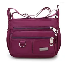 Shoulder Bags Fashion Women Mam Bag Small High Quatily Oxford Cloth Messenger Crossbody Multi-pocket Purse Handbag