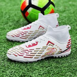 American Football Shoes Turf Men Soccer Boys Boots Anti Slip Outdoor Training Futsal Cleats Lightweight Male Sneakers Fashion Sports Shoe