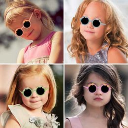 Sunglasses 2023 Children Cute Cartoon Rainbow Clouds Sunglasses Kids Outdoor Sun Protection Lovely UV400 Polarized Girls Boys Sunglasses