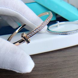 Noble and elegant bracelet popular gift choice Bracelet narrow high silver 18k rose with common tifanly