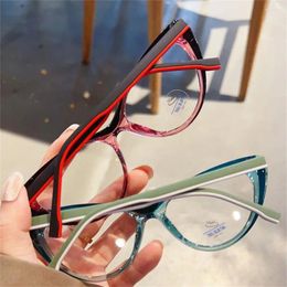 Sunglasses Ultra-light Anti-UV Blue Rays Glasses PC Vision Care Myopia Frame Transparent Flat Mirror Eyewear Women Girls