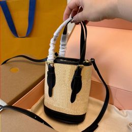 10A Fashion Luxury Bag Crossbody Designers Women Straw Dust With Shoulder Bag Bucket Luxruys Handbags Bag Fashion Bag Womens Handbag Ba Xiqh