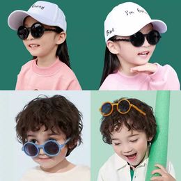 Sunglasses 2022 Boy Girl Fashion Round Sunglasses Children Kids Vintage Square Polarised Sunglasses Unisex UV400 Protection Sun Glasses