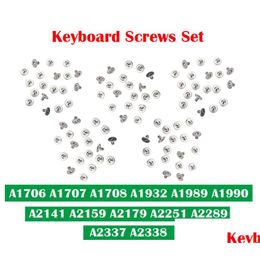 Other Computer Components 100Pcs/Set Laptop For Book Pro A1706 A1707 A1708 A1932 A1989 A1990 A2141 A2159 A2179 A2251 A2289 A2337 A2338 Otvxv