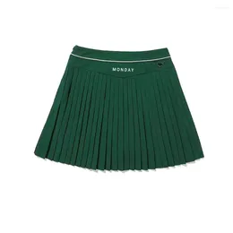 Gym Clothing Women Skirt Short Dress Middle Waist Golf Skirts Tennis Uniform Sport Shorts Fitness Clothes Ladies