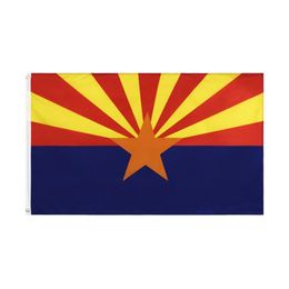 3x5 fts 90150cm United States arizona State Flag 100 Polyester banner flags of AZ state direct factory2717614