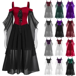 Party Dresses Women Fashionable Comfortable Halloween Gothic Loose Cosplay Court Woman Classic And Versatile Dress Vestidos