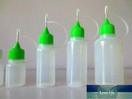 Quality Empty Bottle 3ml 5ml 10ml 15ml 20ml 30ml 50ml Needle Bottle For Eye Juice Plastic Dropper Bottles With Metal Tips