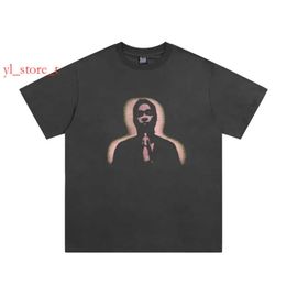 Designer T-shirt Sp5de Men Tshirt Pink Young Thug Spide web 555 Man Quality Foaming Printing Pattern Fashion Top Tee Shirts Short Sleeves Luxury Women Summer 2275