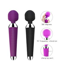Other Health Beauty Items 20 Speeds Powerful Vibrator AV Rod Magic-Wand Clitoris Stimulator s for Women G Spot Massager Adult Female Erotic Product Y240503