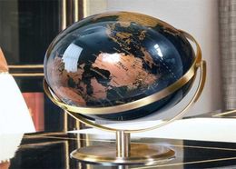 Metal Accessories Large World Globe Map Globe for Home Table Desk Ornaments Christmas Gift Office Home Decoration 2201131999626
