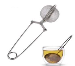 Kitchenware Accessories Tools Tea Infuser 304 Stainless Steel Sphere Mesh Strainer Coffee Herb Spice Filter Diffuser Handle Ball B6979017