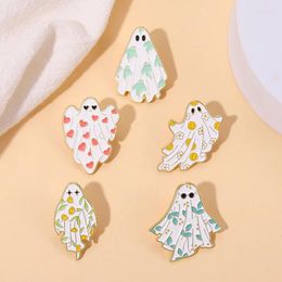 Brooches Ghost Halloween Horror Metal Design Badges Brooch Enamel Pins Label Bag Backpack Hat Jewelry Gift Accessories