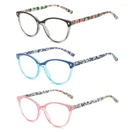 Sunglasses Blue Ray Blocking Anti-Blue Light Reading Glasses Eye Protection Ultralight Optical Spectacle Eyeglass Flowers PC