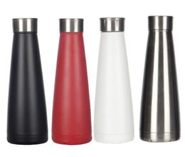 Stainless Steel Tumbler Coke Cups Vacuum Thermos Mugs Coffee Mug Portable Outdoor Sports Water Bottle With Lid Drinkware 450ML YL44255935