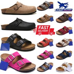 slippers Birkinstock Clogs designer sandals slides men women flip flops buckle stock sliders fur outdoor shoe stocks shoes
