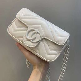 2024 Yeni Macaron Mamont Mini Bel Geri Deri Kadın Bir Omuz Crossbody Bag% 80 Fabrika Toptan