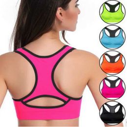 Active Underwear Women Sport Bras Sexy Seamless Yoga Shirts Sport Bra Top Comfortable Bra Push Up for Sports Sleep Fitness Clothing 5 Colour d240508