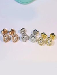 stainless steel Jewellery womens diamond earrings stud earrings gold earrings designer Jewellery women earings8127270